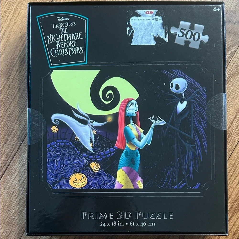 Disney The Nightmare Before Christmas Prime 3D Puzzle 500 Pieces NWT